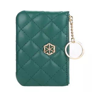 Women Small Wallet with Keychain Change Pouch Credit Card Holder Mini Purse Gift - Picture 1 of 7