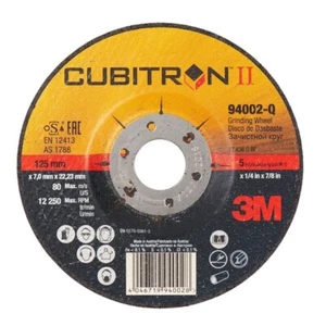 3M 94002Q 125 mm x 7 mm Cubitron II Schneiden & Schleifen, Schneiden & Schleifen Scheibe 5 Zoll 5 Zoll - Bild 1 von 3