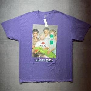 NEW NWT The Golden Girls ABC Studios Graphic T Shirt Purple 46/48 XL - Picture 1 of 8