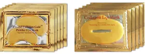 5 Eye + Lip Gold Mask Patches Collagen Crystal Gel Pad Face Anti Aging Wrinkle - Picture 1 of 3