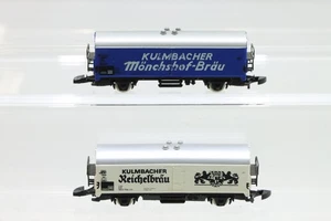 Z Märklin mini-club DB Bierwagen Kulmbacher Bräu Güterwagen DC Konvolut N108 - Picture 1 of 2