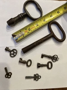 Vintage Antique Fireplace Church Keys Lot - Picture 1 of 6