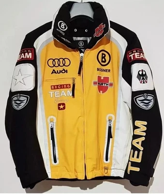 DSV Bogner Skijacke Teamjacke Anorak Winterjacke Audi Jacke Team Germany Gelb 44 - Bild 1 von 4