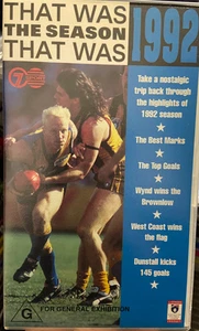 AFL That Was The Season That Was - 1992 VHS VIDEO TAPE (sport / football) - Picture 1 of 4