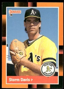 1988 Donruss Baseball's Best #282 Storm Davis Oakland Leichtathletik Baseballkarte - Bild 1 von 2