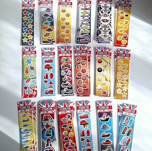 50 Packs of Novelty Stickers Various Designs Job Lot - Picture 1 of 10