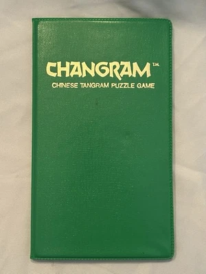 1981 Changram Chinese Tangram Puzzle Game Complete w/ Case Vintage - Image 1 of 4