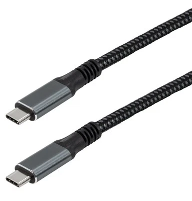 USB Schnell Ladekabel 60W USB-C 3.2 Datenkabel m. E-Marker Chip bis zu 20GBit/s - Bild 1 von 4