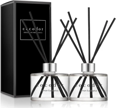 COCODOR Signature Reed Diffuser Set/Lemon Eucalyptus / 6.7Oz /2 Pack/Home Fragra - Image 1 of 4