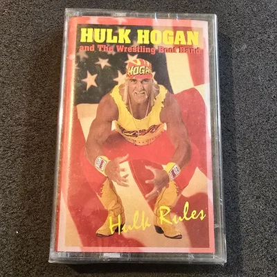 Hulk Hogan And The Wrestling Boot Band Hulk Rules Cassette Tape Sealed New - Image 1 of 4