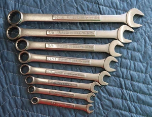 Juego de llaves combinadas Craftsman SAE VA 8 piezas ver descripción para tamaño ver foto - Imagen 1 de 11