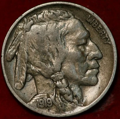 1919 Philadelphia Mint Buffalo Nickel - Image 1 of 2