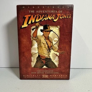 The Adventures of Indiana Jones Original Trilogy DVD Box Set w Bonus Material - Picture 1 of 13