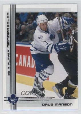 2000-01 ITG Be A Player Memorabilia Dave Manson #436 - Image 1 of 2