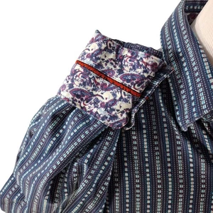 Robert Graham klassische Passform Button-Down-Hemd Langarm Flip-Manschette Herren Small - Bild 1 von 12