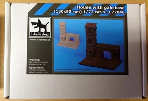 Diorama House with gate base in 1/72 by Blackdog - Picture 1 of 1