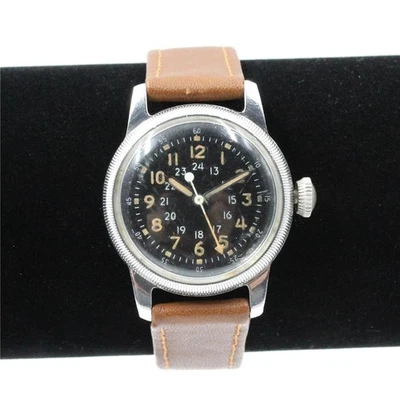 Vintage Waltham A-17 MIL-W-6433 Hack US Military Issued Korean War Wristwatch - Image 1 of 4