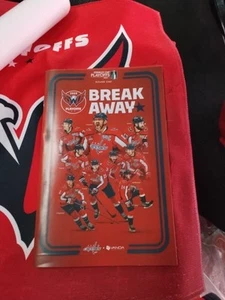 2025 Washington Capitals Montreal Canadiens Playoffs Breakaway Program Game 1 2 - Picture 1 of 2