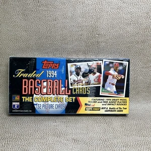Topps Traded Baseball 1994 set completo sigillato in fabbrica 132 carte inserti migliori - Foto 1 di 10