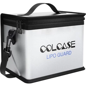 COLCASE Fireproof Explosionproof Lipo Safe Bag for Lipo Battery Storage and C... - Picture 1 of 7