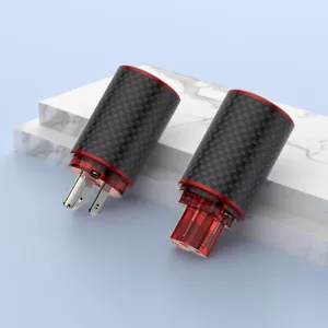 Viborg VM504Ag High purity Solid silver US Power connector IEC Power Connector - Picture 1 of 26