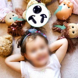 100pcs Assorted Plastic Safety Eyes for Dolls Enhance Your Collection Today - Picture 1 of 12
