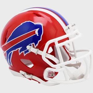 Mini casco de fútbol americano Riddell Speed Buffalo Bills 1987-2001 de la NFL - Imagen 1 de 3