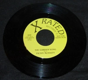 Filthy McNasty,The Garden Song,X-Rated Records,Not For Radio Play,Adult - Picture 1 of 2