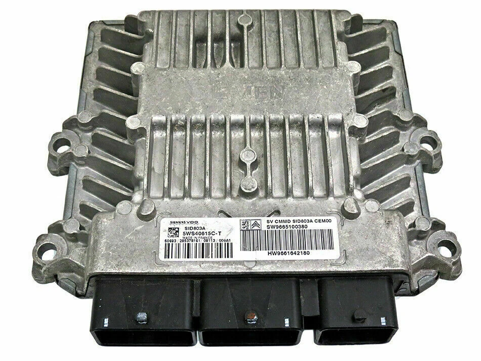Calculateur moteur décodé PEUGEOT EXPERT SID803A 5WS40615C-T SW9665100380 - Imagen 1 de 1