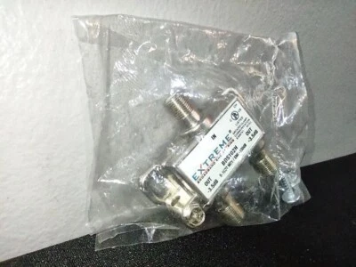 Extreme/Amphenol 2-Way Digital 1GHz -3.5dB Coax Coaxial Cable Splitter BDS102H - Image 1 of 4