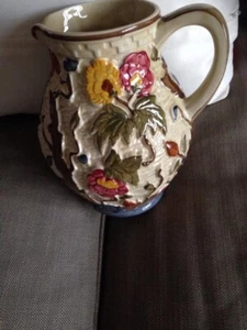 INDISCHER BAUMKRUG - HANDBEMALT - H J WOOD, STAFFORDSHIRE, ENGLAND  - Bild 1 von 4