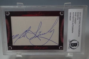 Mike Linskey 2017 historische Autogramme Skripte Auto Orioles Beckett bewertet - Bild 1 von 3