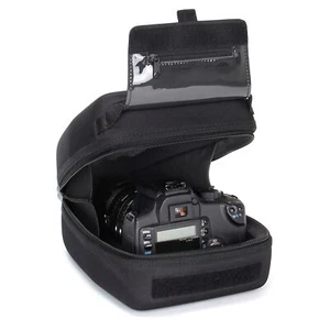 Quick Access DSLR Hard Shell Camera Case w/ Accessory Storage & Padded Interior - Picture 1 of 9