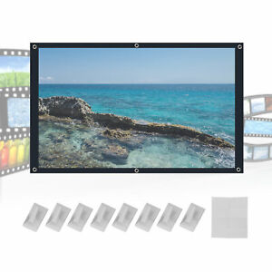 100Inch Projector Screen 16:9 Home Cinema Theater Screen Foldable Screen