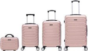 Pack 4 Maletas de Viaje Elegantes: Carcasa Ligera de ABS cerradura numerica 24h - Imagen 1 de 3