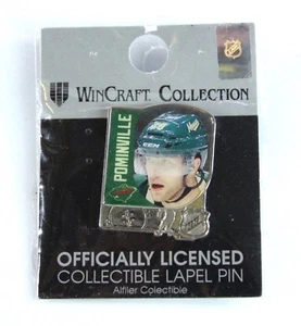 Offizielle MN Wild NHL Hockey Anstecknadel Jason Pominville Minnesota - Bild 1 von 4