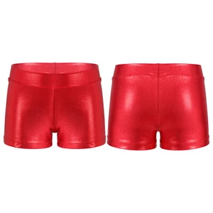 Girls' Shiny Sparkle Dance Tumbling Workout Athletic Gymnastics Dance Bottoms - Picture 1 of 241
