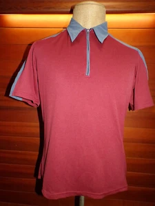 Lot Of 2 Mountain Hardwear 1/4 Zip Hiking Polo Shirts Size Medium "Justo Trek" - Picture 1 of 12