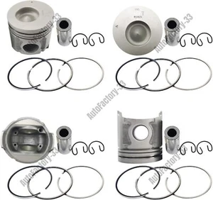 4 Stück 4D34 Kolben + Kolbenringe für Mitsubishi 4D34 4D34T Motor 3,9L ME220454 - Bild 1 von 9