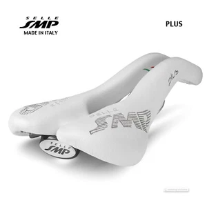 NEW Selle SMP PLUS Saddle : WHITE - MADE IN iTALY! - Picture 1 of 2