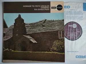 CAMPOLI & ERIC GRITTON - HOMAGE TO FRITZ KREISLER DECCA ECS 587 - Picture 1 of 4