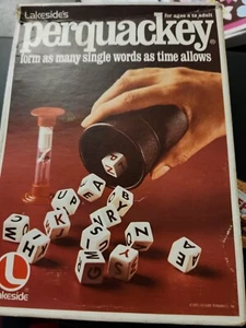 Vintage Perquackey 1975 Word Letter Cube Dice Game by Lakeside  Complete  - Picture 1 of 5