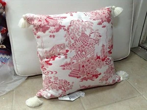 Frontgate Outdoor Terrasse Shen Garten Chambray Stuhl Sofa Überwurf Kissen 20x20 Neu - Bild 1 von 3