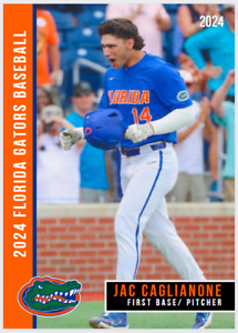 2024 Jac Caglianone Future Stars College Baseball Rookie Card Florida Gators #14