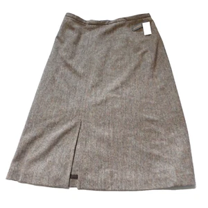 New Pendleton 100% Wool Lambs / Virgin Gray Skirt 29" Womens Size 12 NWT - Picture 1 of 8