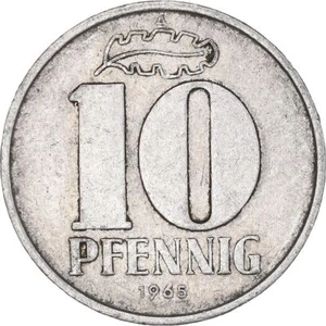 East German 10 Pfennig | Deutsche Demokratische Republik | KM10 1963 - 1990 - Picture 1 of 12