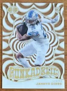 2023 Illusions Football Jahmyr Gibbs Funkadelic Acetate RC #15 Lions Rookie - Picture 1 of 2