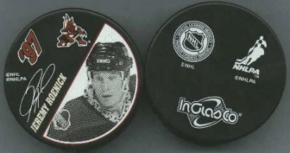 PHOENIX COYOTES JEREMY ROENICK STAR SCREEN PLAYER PUCK - #CL Cover