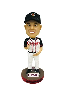 STEVE PEARCE WILLIAMSPORT CROSSCUTTERS 2018 MVP BOSTON RED SOX BOBBLEHEAD SGA - Picture 1 of 4