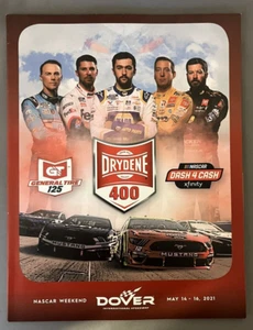 Dover international Speedway NASCAR Drydene 400 Program Elliott Busch Truex 2021 - Picture 1 of 7
